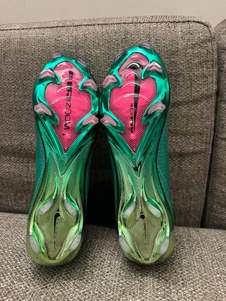 Scarpe da calcio Nike verdi arancioni taglia 44