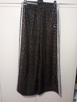 Pantalones Adidas Anchos Leopardo Talla L