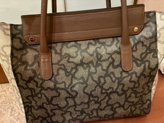 Bolso Capazo Tous Beige y Marrón