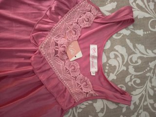Camisón rosa talla M
