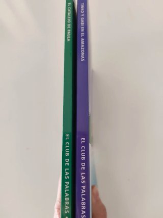 2 libros de lectura de El club de las palabras
