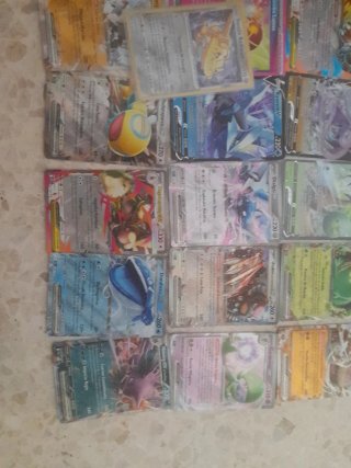Lote Cartas Pokémon V, EX,