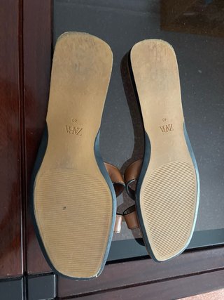 Sandalias Zara Marrón Talla 40