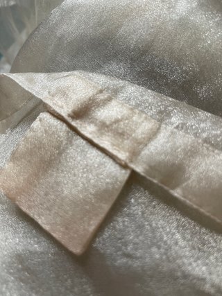Tenda velata effetto brillantinato