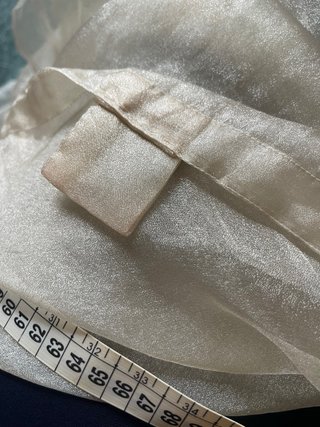 Tenda velata effetto brillantinato