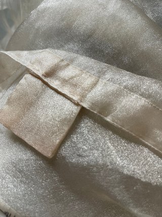 Tenda velata effetto brillantinato