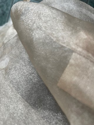 Tenda velata effetto brillantinato