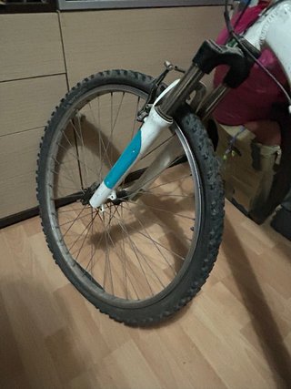 Bicicleta Rockrider Blanca