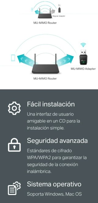 TP-Link Archer T3U AC1300 | Adaptador Wi-Fi NUEVO