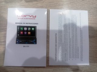 Radio Corvy DV-777 Pantalla Retráctil 7