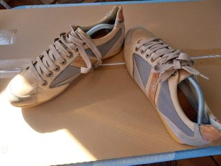 Geox Respira Scarpe Suede Beige/Grigio Tg 42
