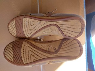 Geox Respira Scarpe Suede Beige/Grigio Tg 42