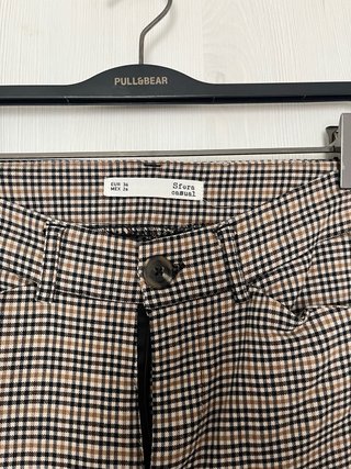 Pantaloni a quadri da ufficio