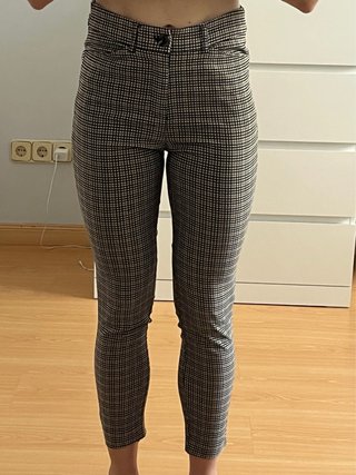Pantaloni a quadri da ufficio