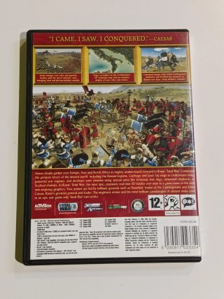 Lote 2 Juegos PC Rome Total War