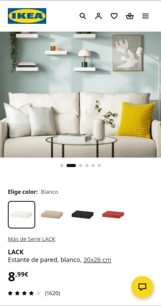 Baldas Lack Cuadradas IKEA (2uds)