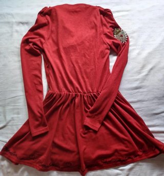 Vestido Camaleónica Rojo Talla S