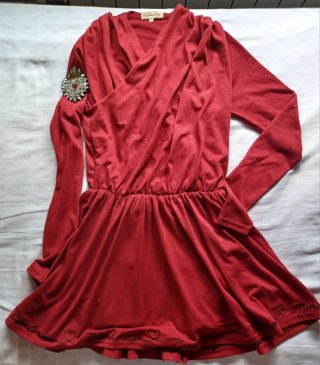 Vestido Camaleónica Rojo Talla S