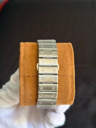 Reloj Cartier Plata y Blanco 45mm
