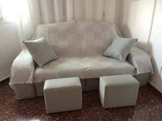 Sofá Charlotte 3 plazas gris