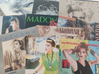 LOTE de 10 Vinilos LP y Single de Madonna