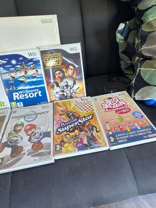 Nintendo Wii + 9 Juegos