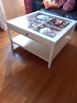 Mesa Centro Ikea Liatorp Blanca Cristal