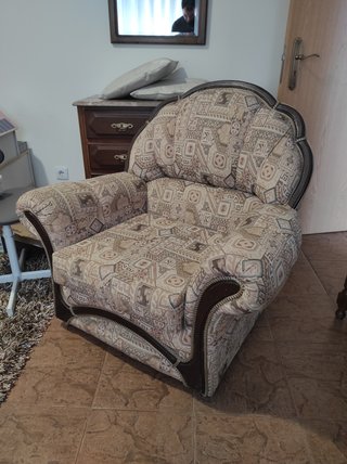 Conjunto Sofá-Cama 3 Lugares + 2 Sofás
