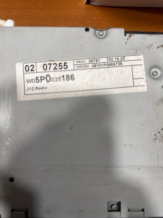 Radio Seat Leon 2 Original 2011