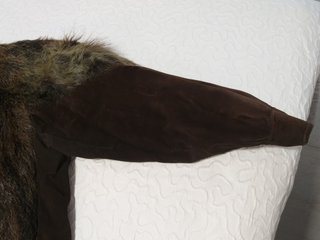 Chaqueta artesanal de piel