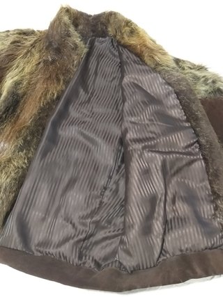 Chaqueta artesanal de piel