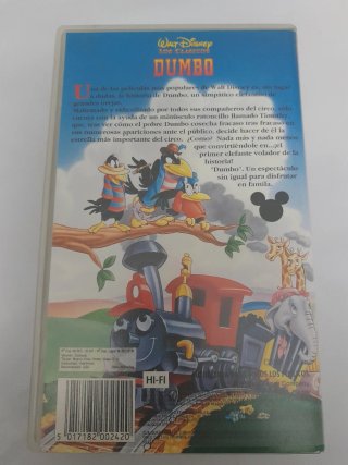 LOTE  VHS: PINOCHO, PETER PAN Y DUMBO