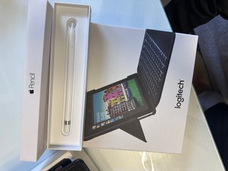 iPad Pro 10.5, Teclado Logitech, Pencil