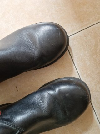 Stivaletti Blundstone 508 Pelle Neri Rossi