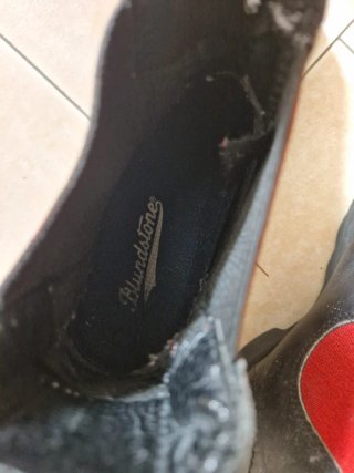 Stivaletti Blundstone 508 Pelle Neri Rossi