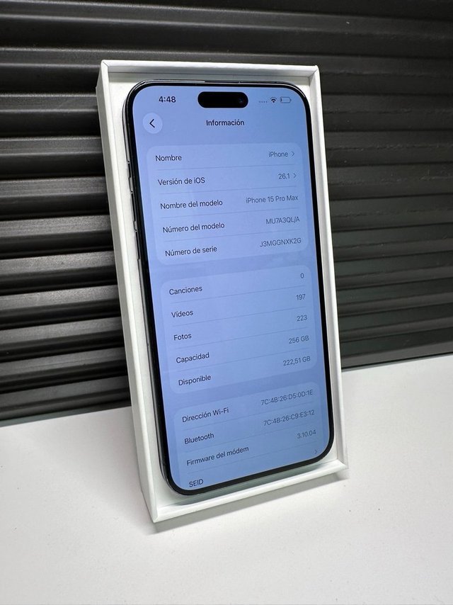 iPhone 15 Pro Max 256GB azul