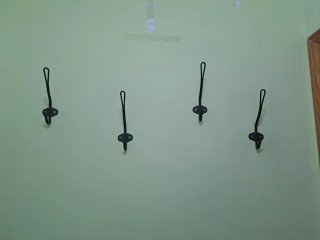 4 Colgadores de pared Ikea negros