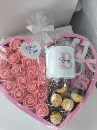Tarta Ferrero & rosas