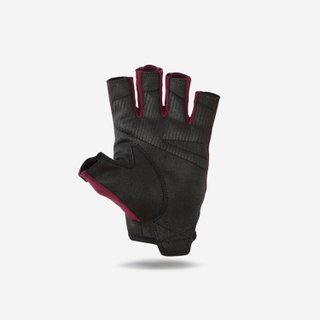 Guantes Musculación Burdeos-Negro Resistentes