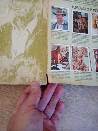 Álbum de Cromos Indiana Jones y el Templo Maldito