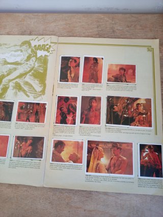 Álbum de Cromos Indiana Jones y el Templo Maldito