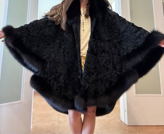 Capa Abrigo Astracán Swakara XL Zorro