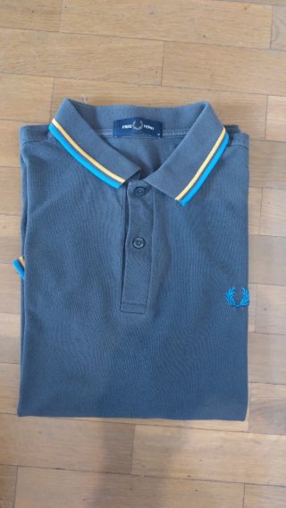 Polo Fred Perry Gris Talla M