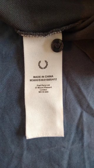 Polo Fred Perry Gris Talla M