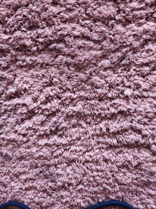 Alfombra rosa/morada 150x80 cm