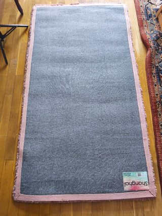 Alfombra rosa/morada 150x80 cm