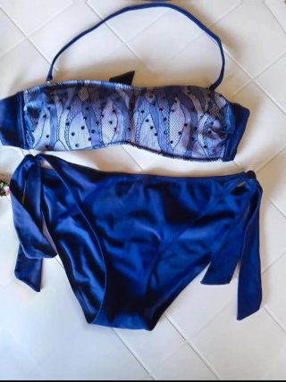Set 2 Costumi Donna Blu e Rosa