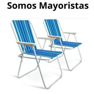 PACK 2 Sillas Plegables Rayas