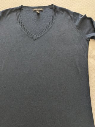 Vestido Mango Talla M Azul Marino