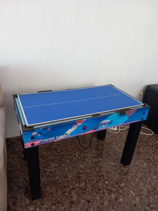 Mesa futbolín multijuegos 4 en 1